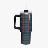 Fletcher of Dunans Tartan Crest 40 oz Insulated Tumbler with Handle